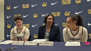 Bear Insider Video: Cal HC Charmin Smith and guards Ioanna Krimili \u0026 Lulu Twidale - Temple postgame