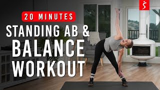 BEGINNER Standing Abs Workout - No Equipment Needed | 20 Minutes