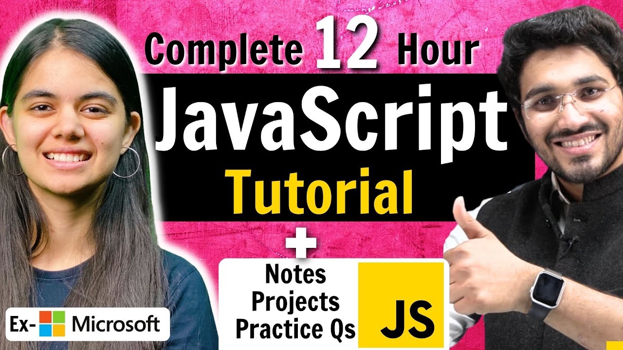 JavaScript Tutorial (2024) For Beginners To Pro (with Notes, Projects ...