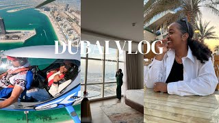 5 DAYS IN DUBAI |  Losing My Voice, Gyrocopter Tour, Beach & Spa, Abu Dhabi + More | TRAVEL VLOG