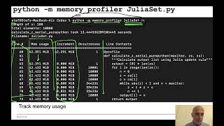 DD2358 - 1.8 The Memory Profiler for Python Codes