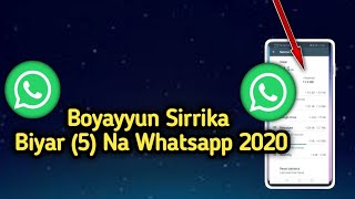 Boyayyun Sirrika Biyar (5) Na Whatsapp 2020