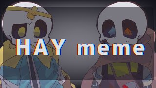 【Undertale  AU】HAY【meme】