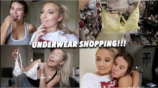 UNDERWEAR SHOPPING WITH MY FRIENDS!! 😱