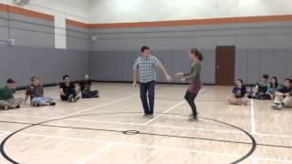 Lindy Hop demo - Jan 29 - UT Dance Lab