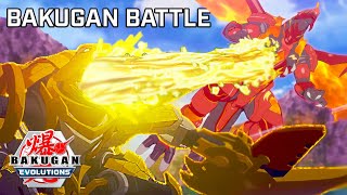 Dragonoid vs Golden Bakugan - Epic 4 vs 1 Bakugan: Evolutions Battle