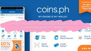 reload Easytrip account using Coins.ph  #shorts