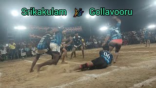 Kabaddi match 🤼 Srikakulam Vs Gollavooru match at kinthali tournament