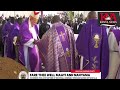 live president ruto raila odinga and other leaders attending wetangula s mother burial in bungoma