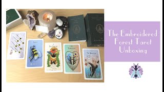 The Embroidered Forest Tarot Unboxing and First Impressions