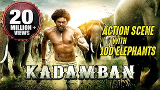 Kadamban Best Action Scene | 100 REAL ELEPHANTS | Best Action Scene Ever!
