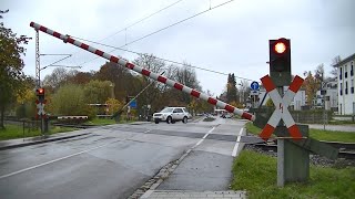 Spoorwegovergang Bad Aibling (D) // Railroad crossing // Bahnübergang