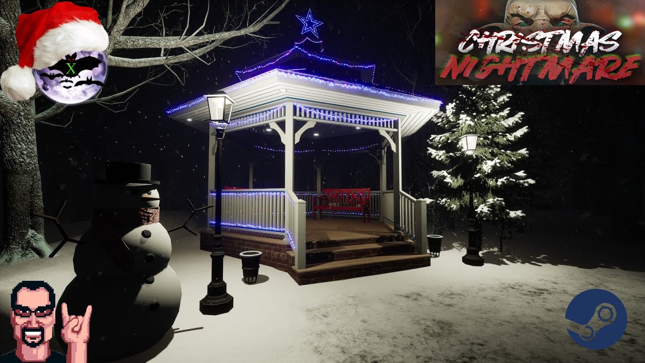 Christmas Nightmare прохождение Игра ( PC, Steam ) 2023 Стрим rus
