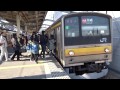 快速運用に入った205系横ナハ8編成　武蔵中原にて