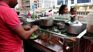 Lemon tea with ginger \u0026 mint , indian street food...