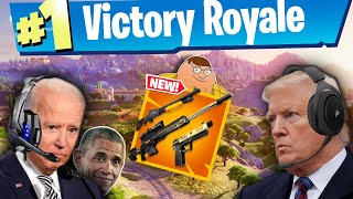 Presidents Plays FORTNITE Chapter 5 New Update