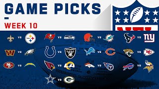 NFL Week 10 Game Picks