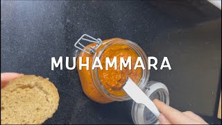 MUHAMMARA RECIPE - Vegan Roasted Red Pepper Dip ! -