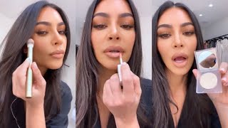 Kim Kardashian Makeup Using KKW Beauty Mrs. West Collection