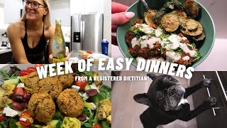 REGISTERED DIETITIAN'S QUICK & HEALTHY DINNER IDEAS + dairy free 🥲 recipes included!