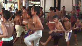 Poorakkali at Thalayanneri Bhagavathy Kaavu, Kannur