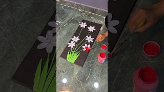 Unique plastic spoons flower wall decor 💫 #shorts #youtubeshorts #viral #diy #crafts #trending #fun