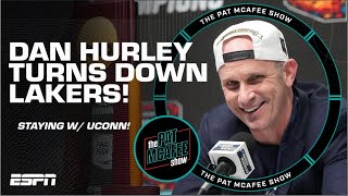Dan Hurley TURNS DOWN the Lakers! Staying at UConn! | The Pat McAfee Show