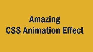 CSS Text Animation Effect | CSS Animation Tutorial | csPoint