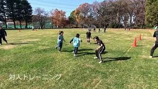 親子サッカー教室を取材しました