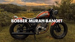 REVIEW MOTOR CUSTOM BOBBER MURAH BASIC SUZUKI THUNDER