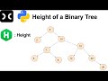 Tree: Height of a Binary Tree | HackerRank | Recursion | Python