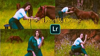 Lightroom mobile preset free dng. Pink, Brown \u0026 Orange preset.|KS