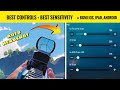 🔥 Best 4 Fingers Controls + Best Sensitivity Settings | Full Basic Explain | BGMI | ARYZUN