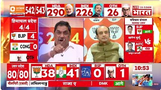 Arnab Goswami LIVE | India General Election Results 2024 | Lok Sabha Election Results | NDA Vs INDIA