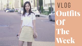 一周穿搭记录 | Outfits Of The Week | 春夏穿搭 | Uniqlo | Zara | Topshop