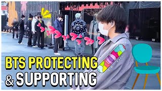 BTS Protecting And Supporting Each Other