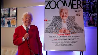 Hazel McCallion on Longevity at Zoomer Cover Unveiling