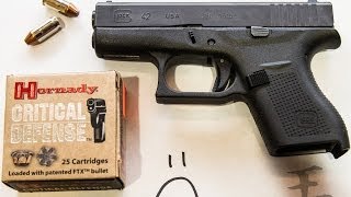 Glock 42 - Hornady Critical Defense 오작동!!!