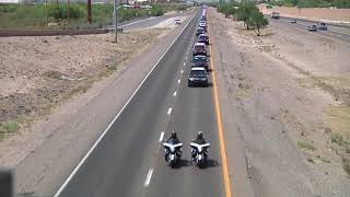 Procession honors fallen Nogales officer