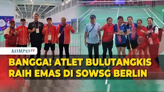 Bangga! Atlet Bulutangkis Raih Emas di Special Olympics World Summer Games 2023