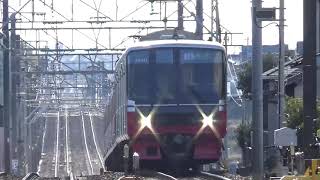 名鉄3150系+3500系急行岐阜行き富士松駅を通過