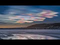 time lapse of strong polar stratospheric clouds