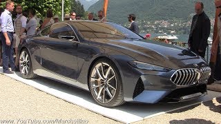 2018 BMW 8-Series Concept WORLD PREMIERE - Engine Start Sound, Moving \u0026 Overview