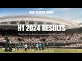 M&C SAATCHI PLC - First Half 2024 Results