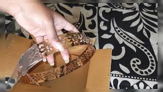 బ్యూటిఫుల్ మెటల్ హిప్ బెల్ట్ / beautiful metal hip belt unboxing fom flipkart