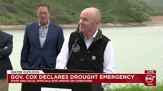 Gov. Cox addresses drought water supply