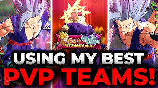 Using My TOP 3 BEST TEAMS In RANKED PVP! (Dragon Ball Legends)