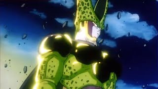 Dragon Ball Z-Goku and Cell Stare Off