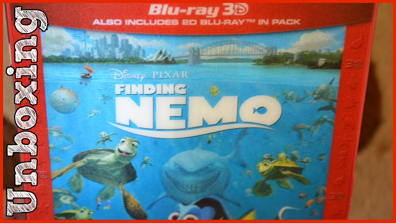 FINDING NEMO 3D BLU-RAY UNBOXING - YouTube