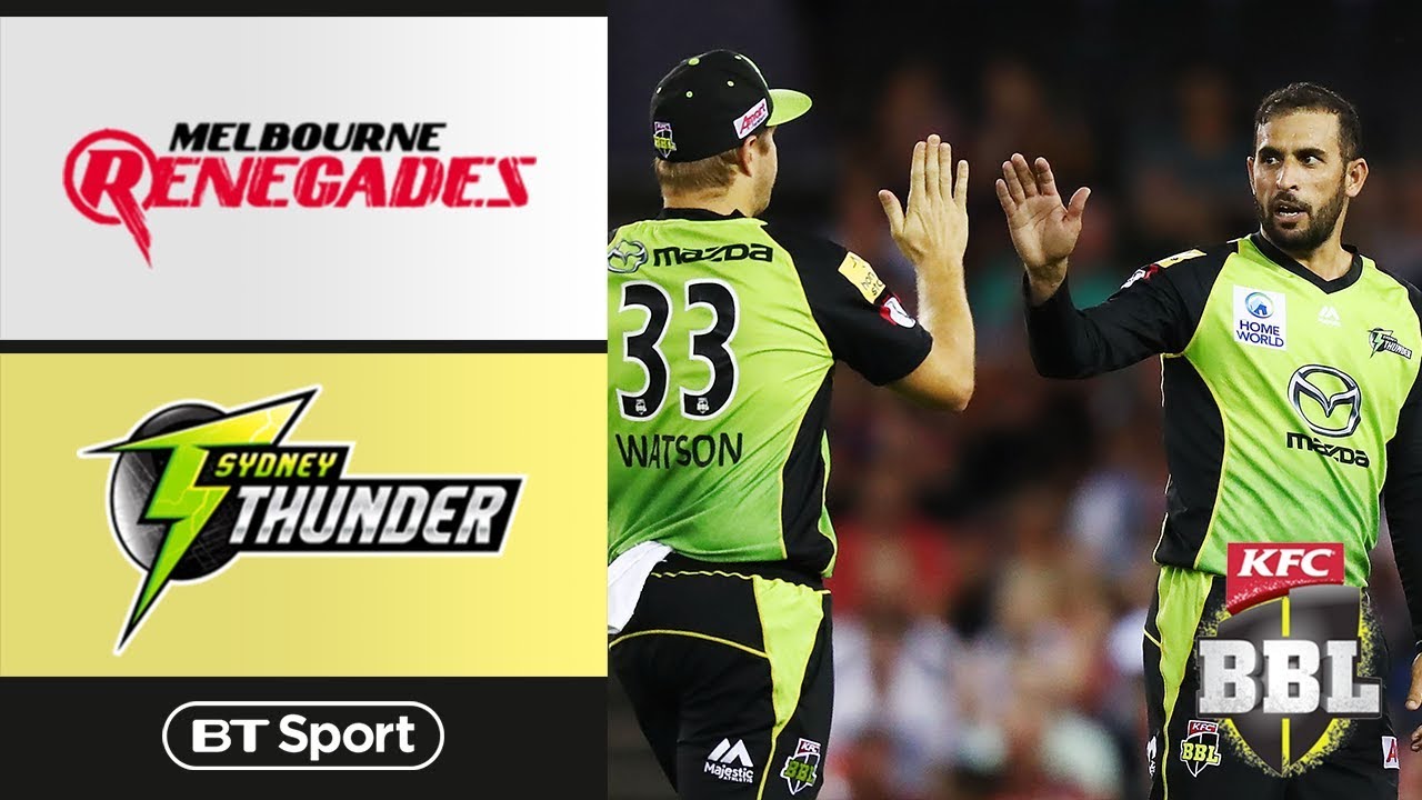 Melbourne Renegades Vs Sydney Thunder | Match 46 | Big Bash Highlights ...